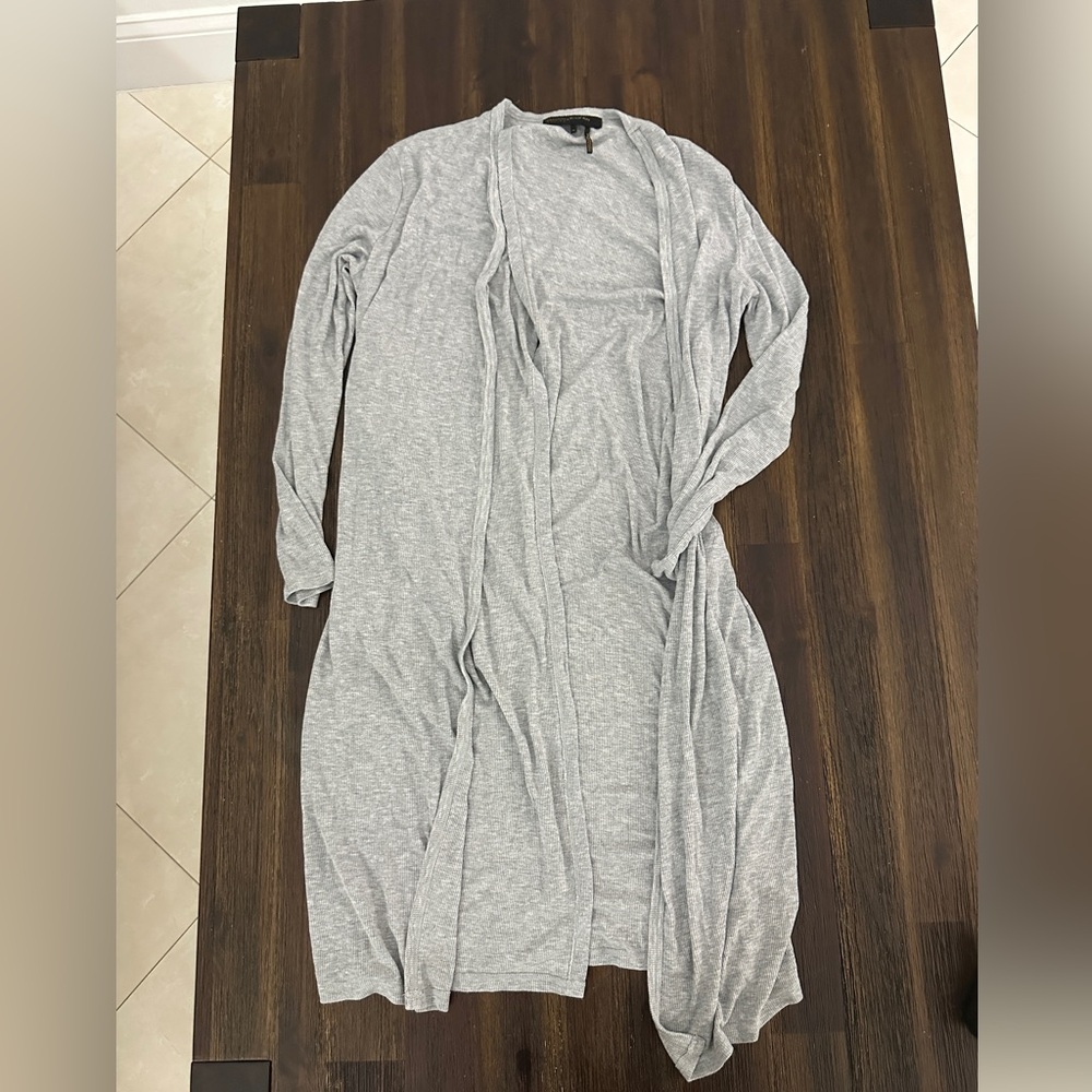 Donna Karan Active Split Back Open Front Long Dus… - image 3